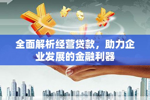 资源全面解析经营贷款，助力企业发展的金融利器