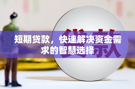 资源短期贷款，快速解决资金需求的智慧选择