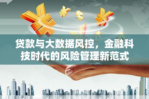 资源贷款与大数据风控，金融科技时代的风险管理新范式