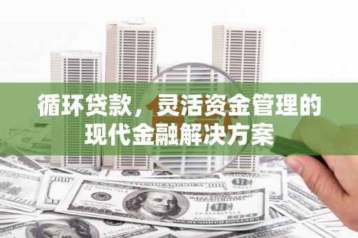 资源循环贷款，灵活资金管理的现代金融解决方案