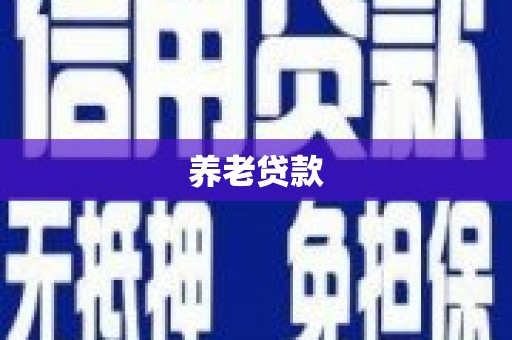 资源养老贷款