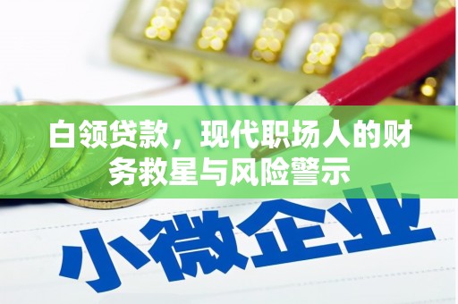 资源白领贷款，现代职场人的财务救星与风险警示
