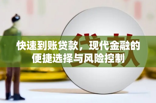 资源快速到账贷款，现代金融的便捷选择与风险控制