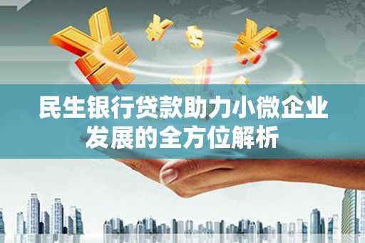 资源民生银行贷款助力小微企业发展的全方位解析