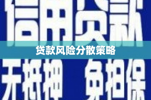 资源贷款风险分散策略