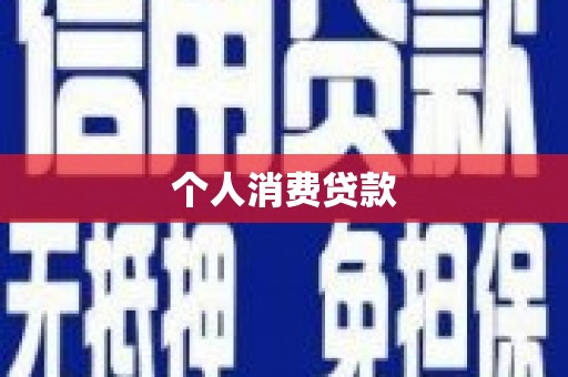 资源个人消费贷款