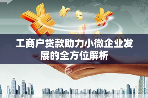 资源工商户贷款助力小微企业发展的全方位解析