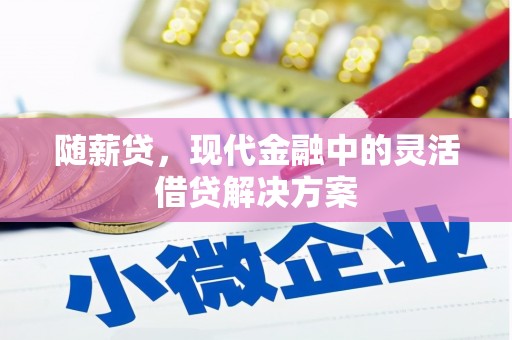 资源随薪贷，现代金融中的灵活借贷解决方案