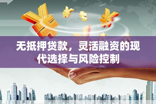 资源无抵押贷款，灵活融资的现代选择与风险控制
