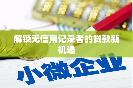 资源解锁无信用记录者的贷款新机遇