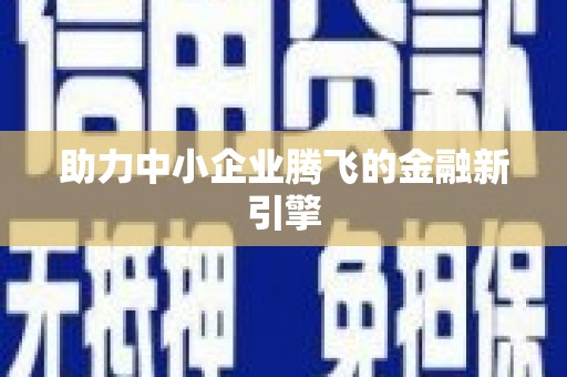 资源助力中小企业腾飞的金融新引擎