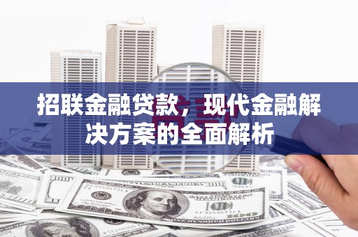 资源招联金融贷款，现代金融解决方案的全面解析
