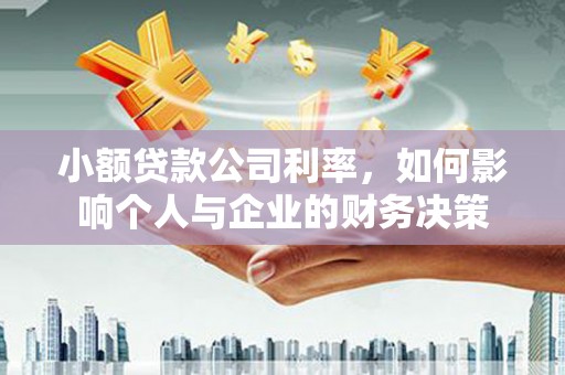 资源小额贷款公司利率，如何影响个人与企业的财务决策