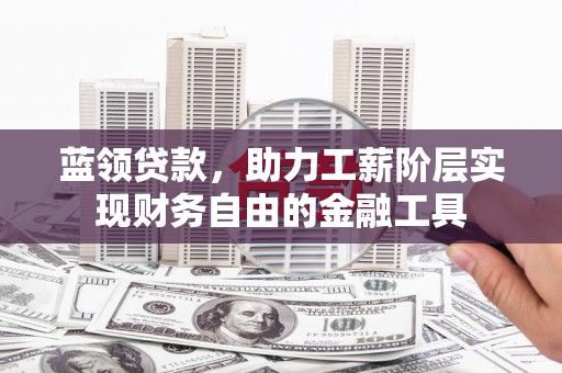 资源蓝领贷款，助力工薪阶层实现财务自由的金融工具