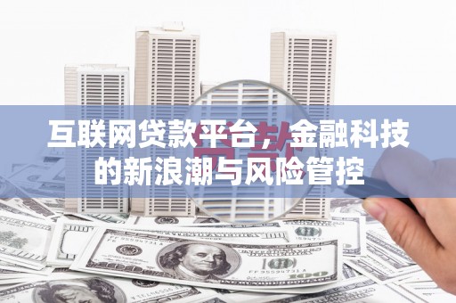 资源互联网贷款平台，金融科技的新浪潮与风险管控