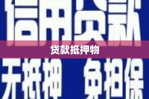 资源贷款抵押物