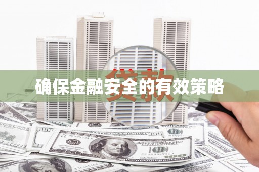 资源确保金融安全的有效策略